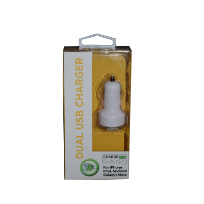 UGO DUAL USB CAR CHARGER IPOD/IPAD/IPHONE