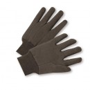 brown jersey gloves